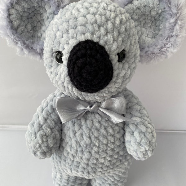Crochet koala pattern, ENGLISH/CZECH written pattern, pdf download pattern, koala, crocheted koala, koala pattern, crochet written pattern
