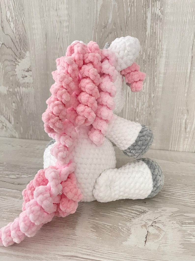 Crochet UNICORN pattern, writtern pattern, PDF download, baby unicorn, amigurumi, unicorn pattern, English/Czech pattern, crochet unicorn image 7