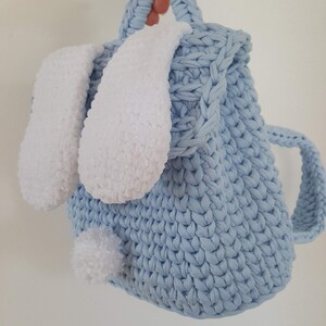 Crochet Rabbit Backpack PATTERN, PDF Written Pattern, Rabitt Back Pack ...