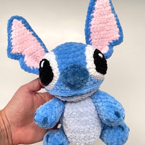 Crochet Stitch Pattern Step-by-Step Guide to Create Your Own Stitch from Lilo & Stitch, written pattern ONLY english and czech, crochet toys