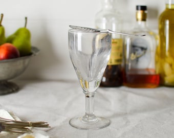 French Antique Absinthe Glass & spoon
