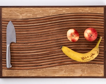 Handcrafted - Multi-Purpose - High-Quality - Wood - Kitchen Board - Walnut - Cherry - Oak - Personalizing Available - The Perfect Gift!