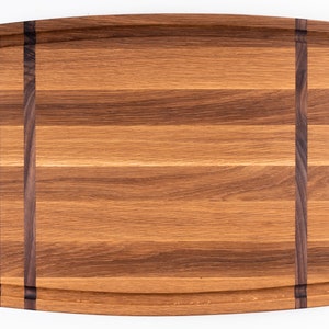 Handcrafted High-Quality 10 lbs Walnut & Oak Kitchen Board Barrel Style Personalizing Available A Perfect Gift image 2