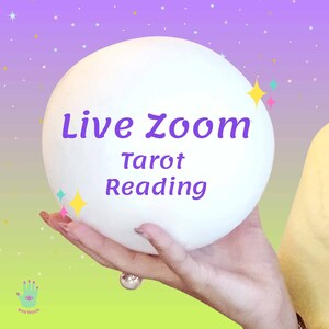 Lectura de Tarot en vivo por Zoom/ Orientación personalizada / Información en tiempo real / Conexión directa / Empoderate / Orientación del Tarot
