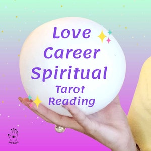 Tríada de Sabiduría del Tarot / Amor, Carrera y Espiritualidad / Lectura personalizada / Orientación el mismo día / Dentro de las 24 horas posteriores a la compra / Lectura del Tarot
