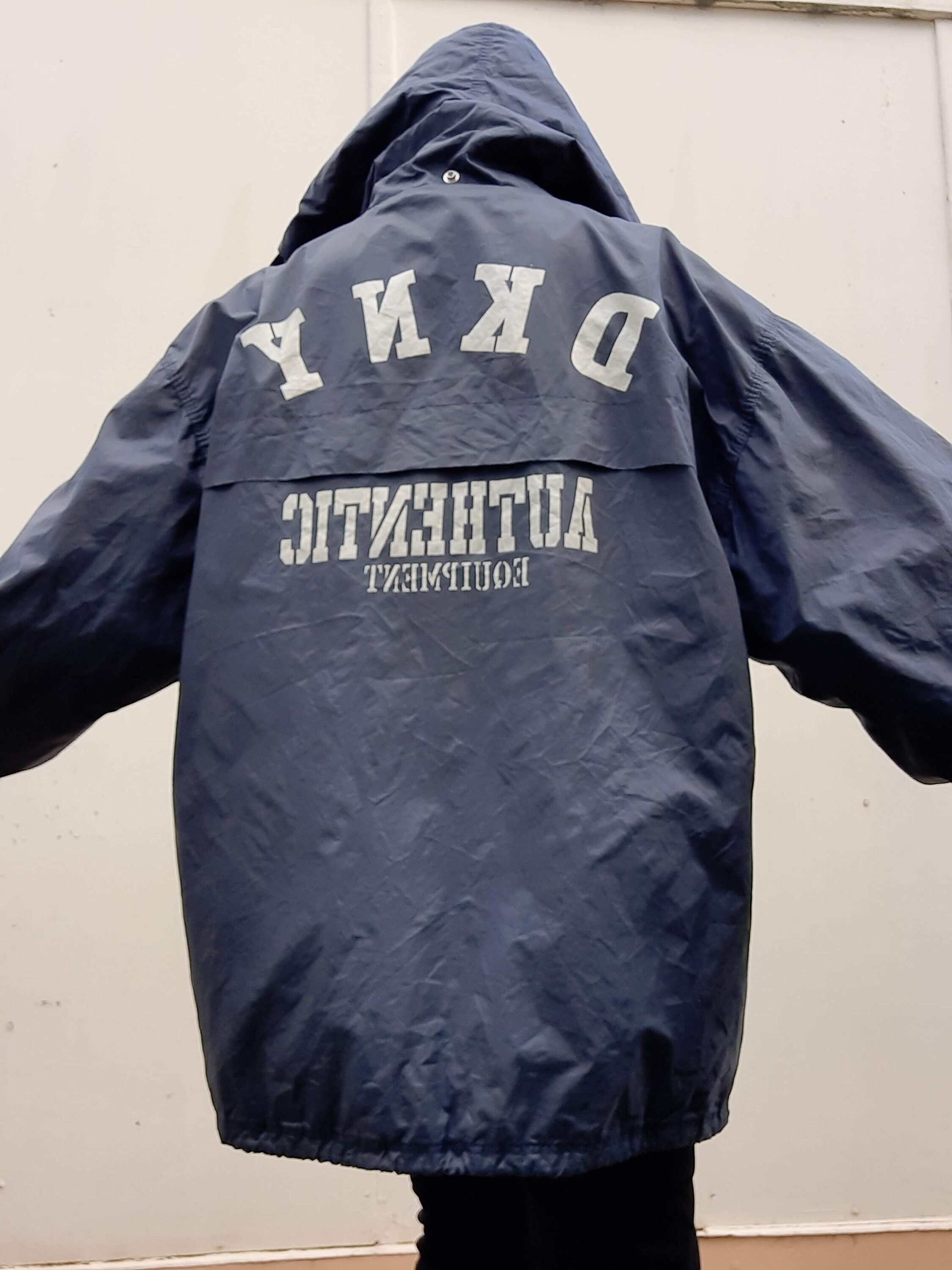 90s DKNY Mods Parka Type Hoodie
