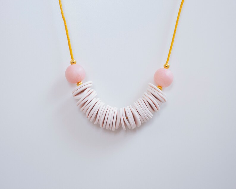 Romantic Necklace Aesthetic Necklace White Mothers Day Gift Green and Gold Beads Midi Necklace Boho Necklace Gift Mom Under 40