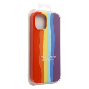 Rainbow Silicon Case iPhone 6 6s Plus Rainbow Case iPhone 7 8 Silicon Case Rainbow iPhone XR X Xs Max Red Rainbow