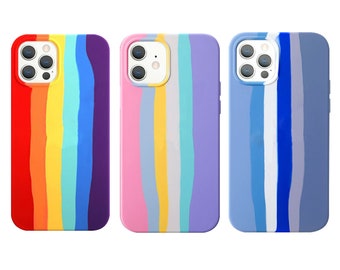 Rainbow Silicon Case iPhone 13 iPhone 13 Pro Rainbow Silicon Case iPhone 13 Pro Max Silicon Case iPhone 13 Mini Silicon Case Rainbow