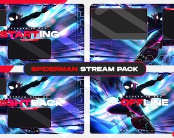 Twtich-overlays | Spiderman | Marvel Twitch-overlay