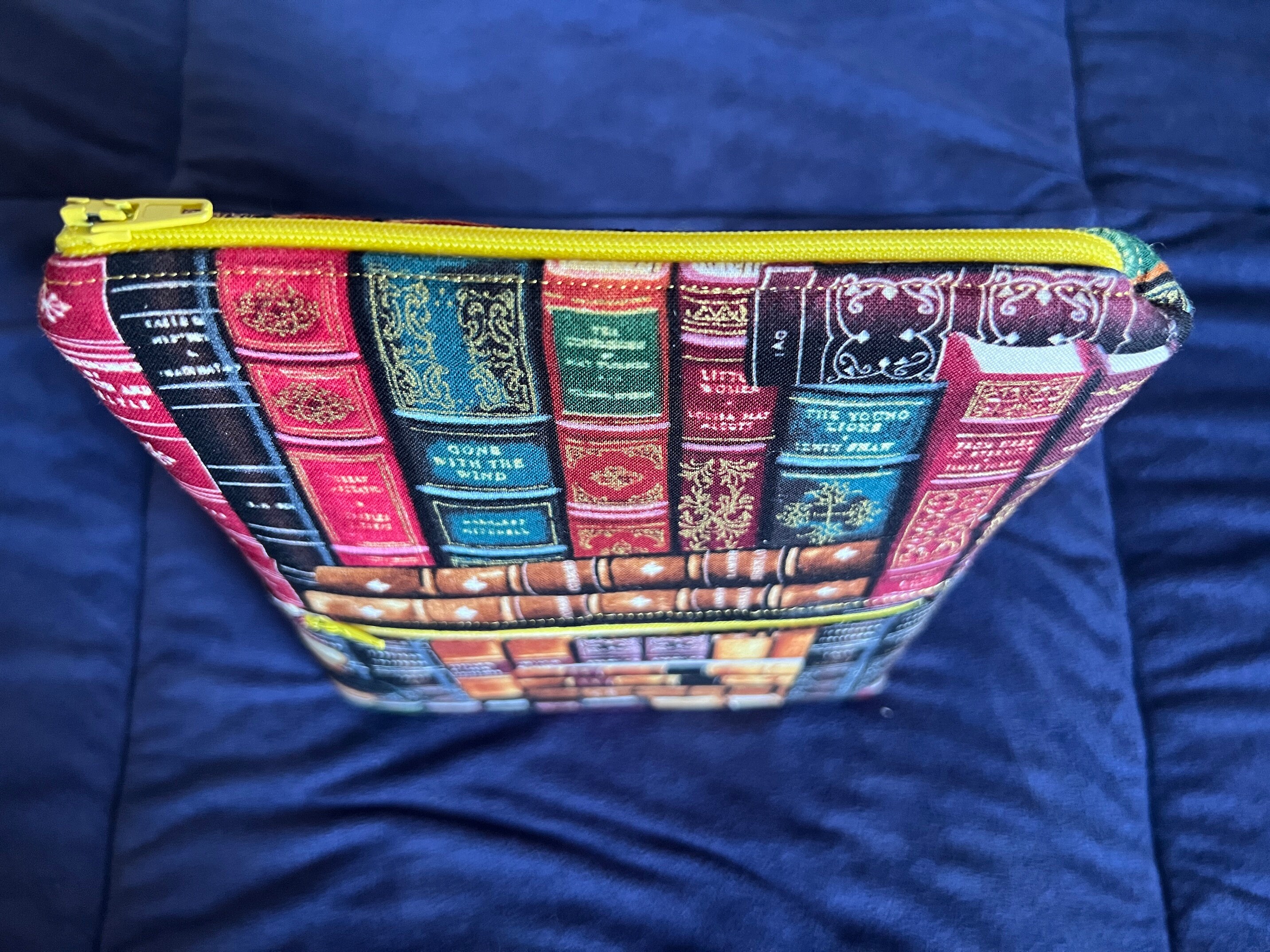 Padded Book Sleeve With Zipper and Pocket Small Size - Etsy