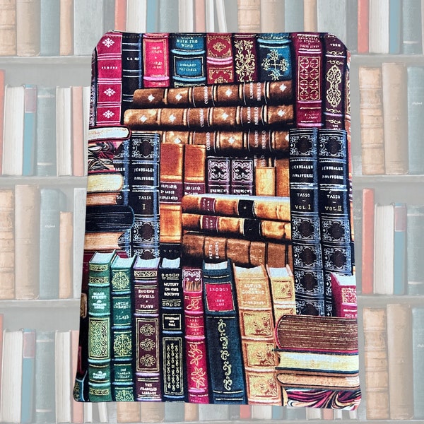 Padded Book Sleeve with Zipper | Small Size | Book Sleeve | eReader-Notebook Sleeve | Book Lover Gift