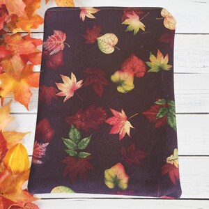 Autumn Book Sleeve | eReader Pouch | Book-eReader Sleeve | Boho Kindle Case | Small Size | Top Zipper | Padded | Autumn-Bookish Gift