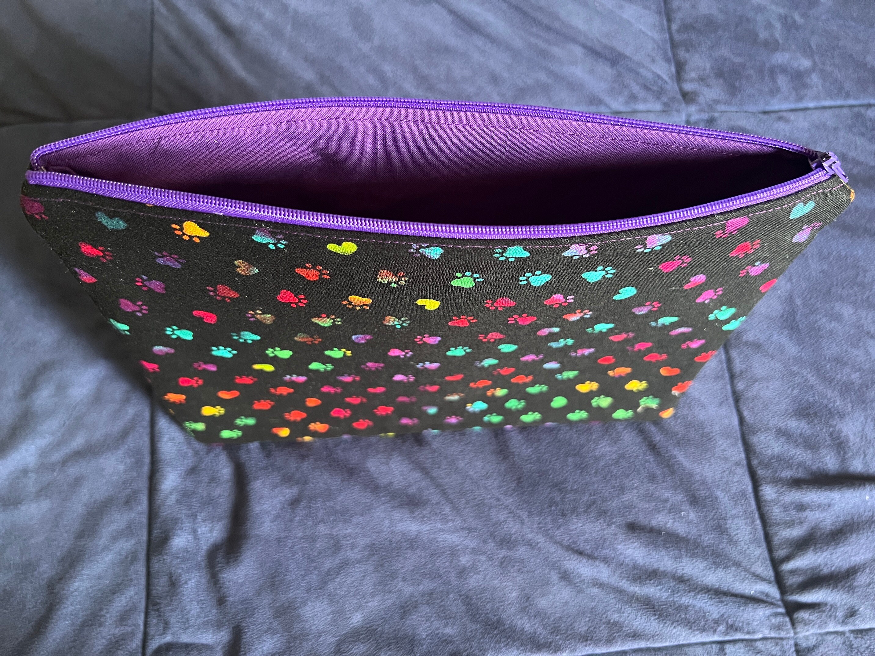 Padded Book Sleeve With Zipper Small Size Etsy