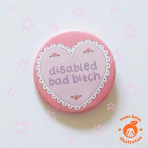 disabled bad bitch badge