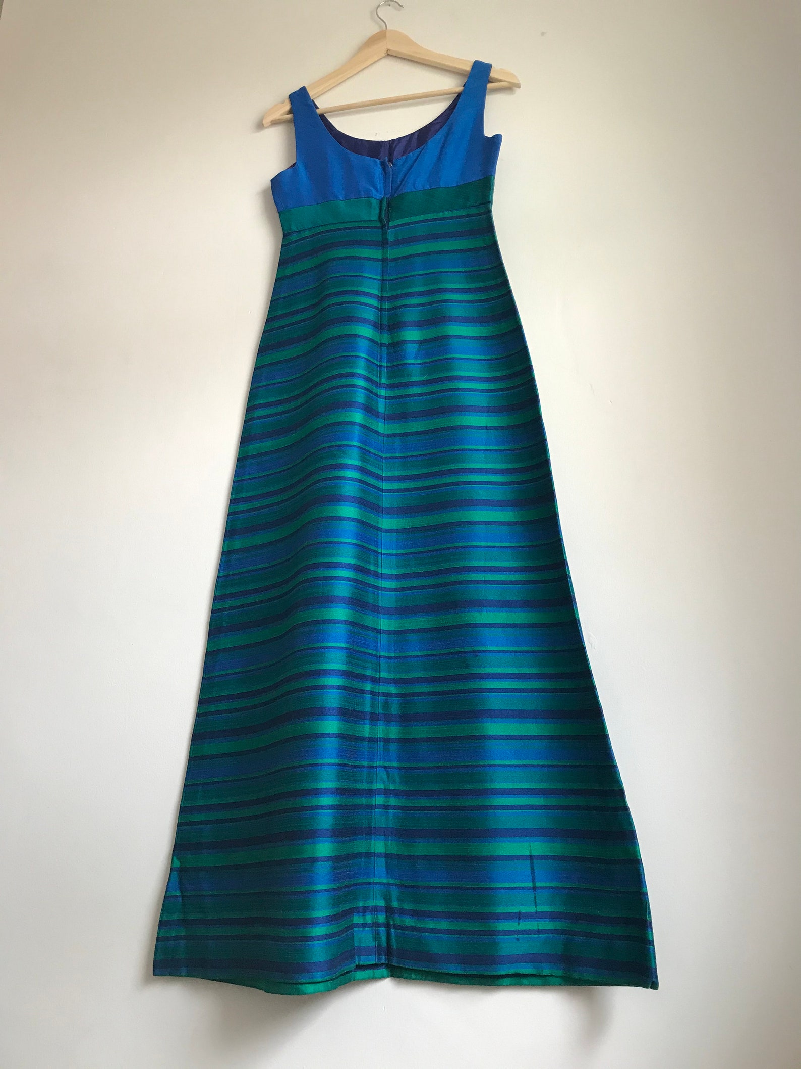 Stunning 1960s Empire Line Maxi Dress by Berketex Mayfair | Etsy
