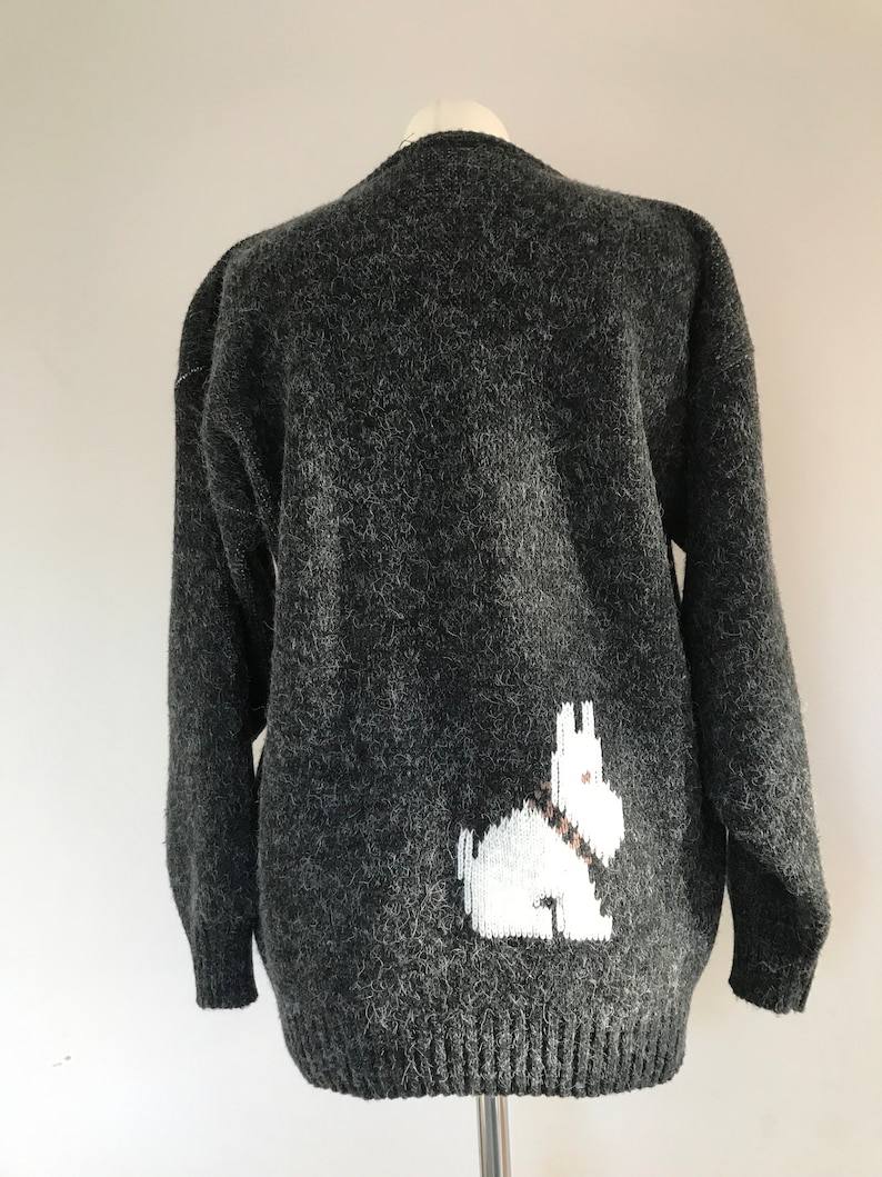 Vintage Novelty Jumper with Dog Design image 3