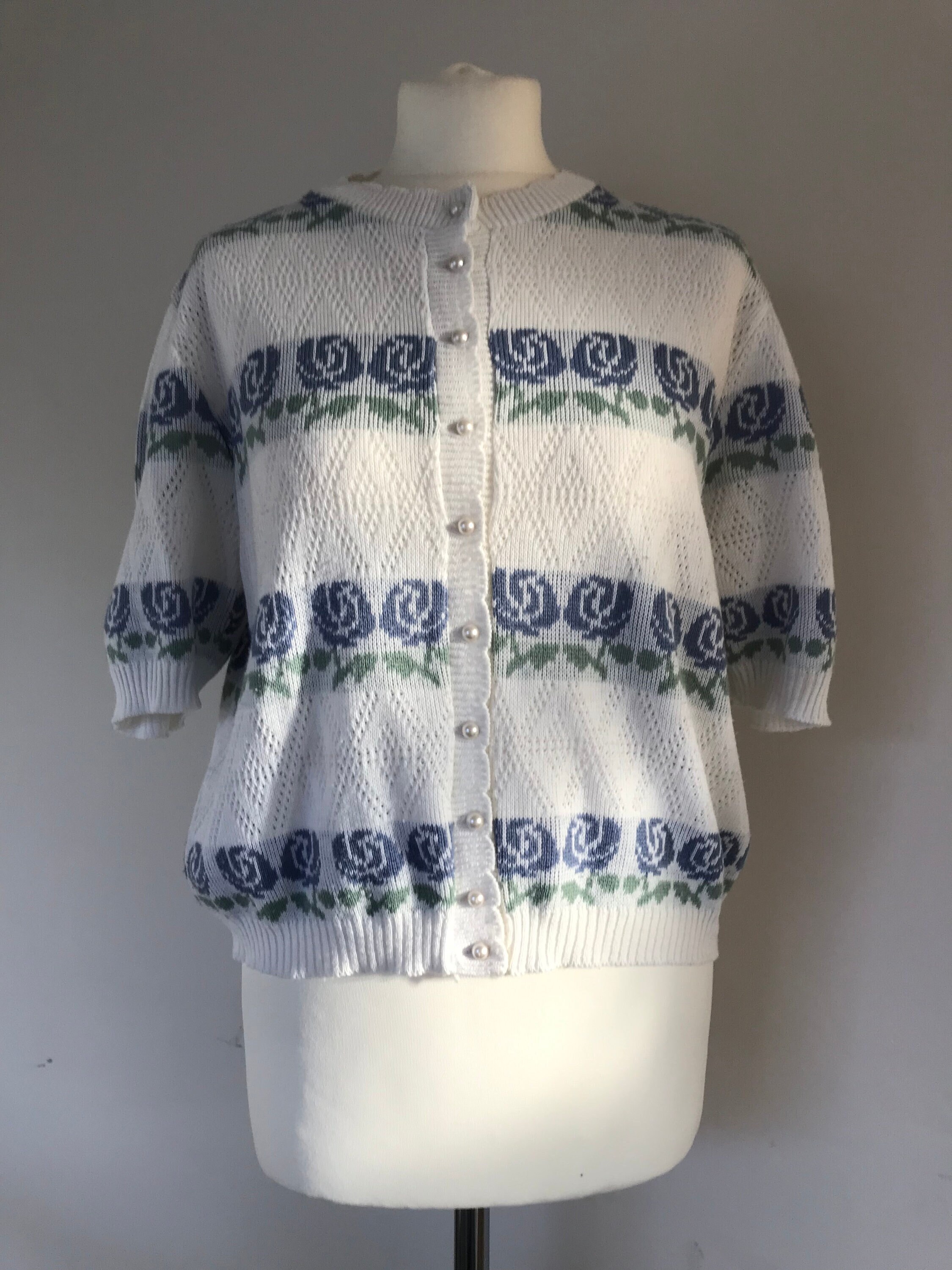 カーディガン vintage rose cardigan LL Vintage Rose Cardigan
