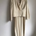 1990s Silk and Linen Maxi Dress and Jacket Co-ord Set 