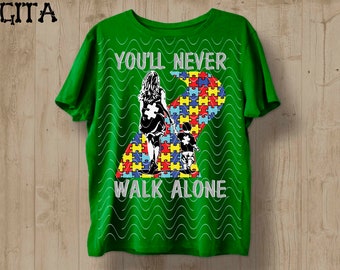 Never Walk Alone Svg Etsy