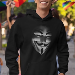 Guy fawkes hoodie hot sale