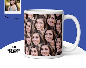 Custom Photo Mug, Personalized Face Coffee Mug, Custom Picture Cup, Funny Gift, Gift For Him, Gift For Her