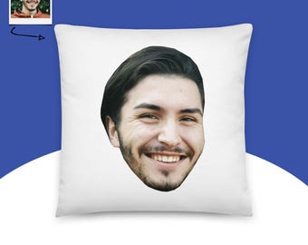 Benutzerdefiniertes Fotokissen, Gesichtskissenbezug, Bildkissen, benutzerdefiniertes Bildkissen, personalisiertes Fotokissen, einzigartiges Geschenk, Kissenbezug benutzerdefinierte