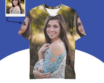 Custom Photo T-shirt, Personalized Picture Shirt, Custom Image Tee, Photo Gift T-shirt, Personalized Graphic Tee, Unique Custom Shirt