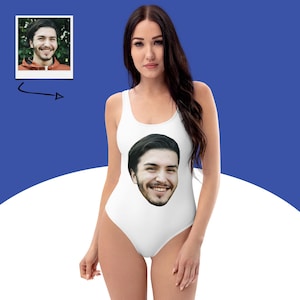 Benutzerdefinierte Gesichts Badeanzug, personalisierte Foto Badeanzug, lustige Bademode, benutzerdefinierte Badeanzug, Gesicht Badeanzug Geschenk, Bachelorette Badeanzug