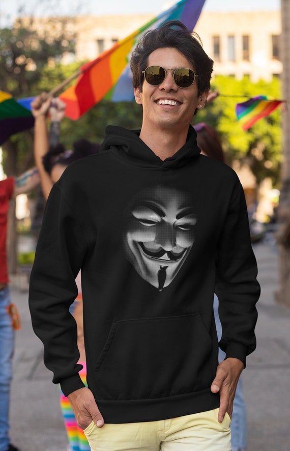 Guy Fawkes Mask Unisex Hoodie 