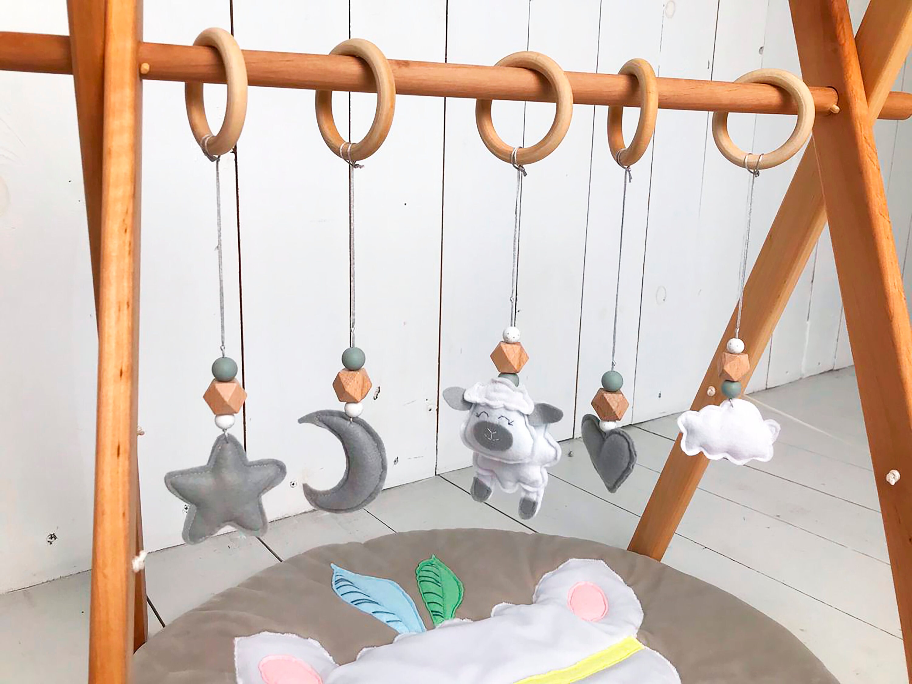 Baby Gym Wooden Baby Gym Wooden Play Gym Baby Play Gym Etsy