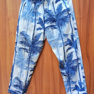 Boho Cotton Harem Pants: Elastic Waist Trousers, Plus Size