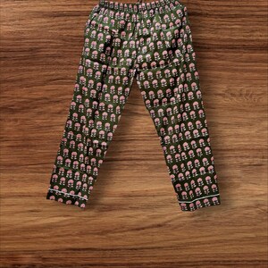 Hand Block Print Cotton Harem Pants: Boho Floral Lounge Trousers
