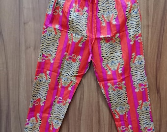 Cotton Harem Pants: Women's Pajama Lounge Pants with Pockets