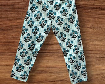 Soft Cotton Harem Pajama Pants: Lightweight Loungewear with Pockets
