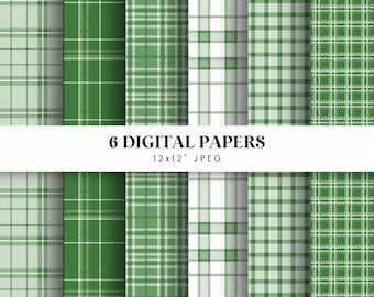 Green Digital Paper Bundle