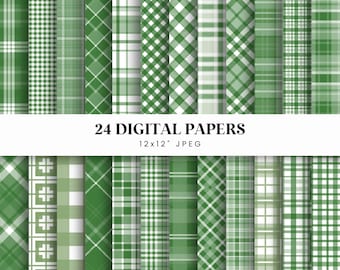 Green Digital Paper Bundle