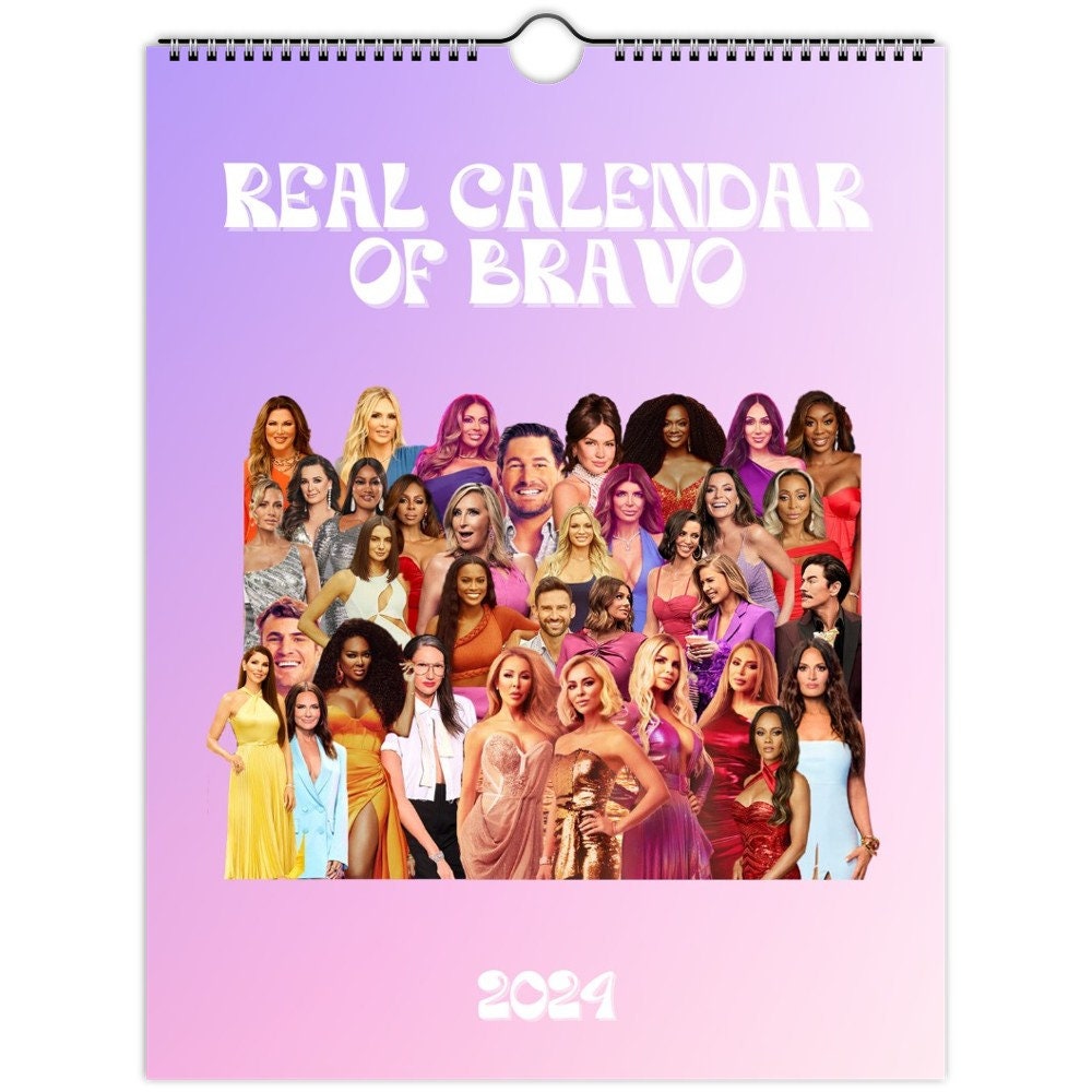 Bravo TV 2024 Calendar A Year With Your Favorite Bravo Shows Etsy