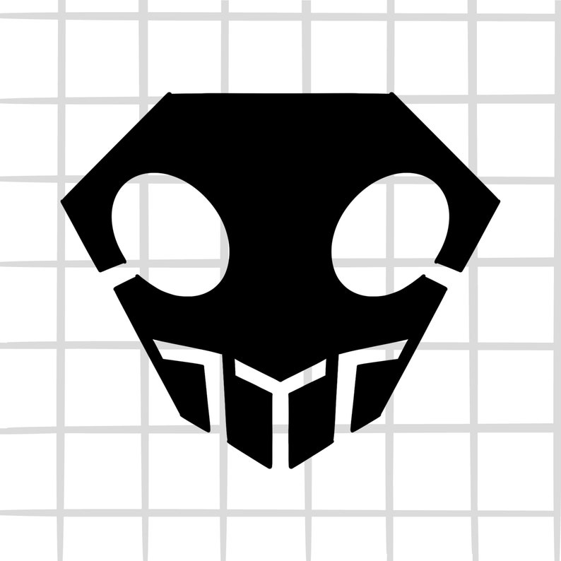 Substitute Shinigami Soul Reaper Symbol Skull Badge Bleach. Etsy