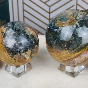 Ocean Jasper Spheres