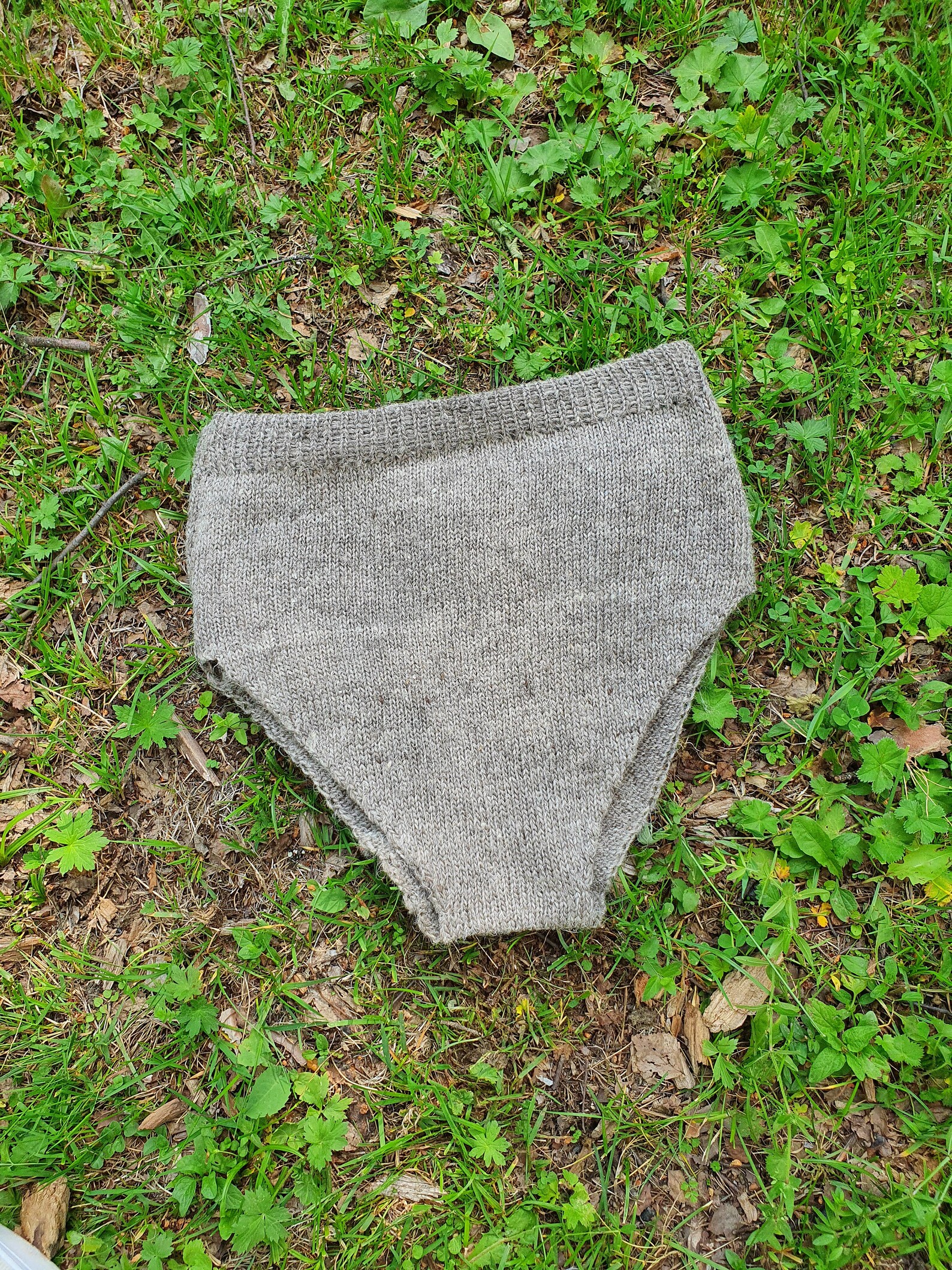 Set of 2 hand knitted pants pure wool panties organic wool Etsy