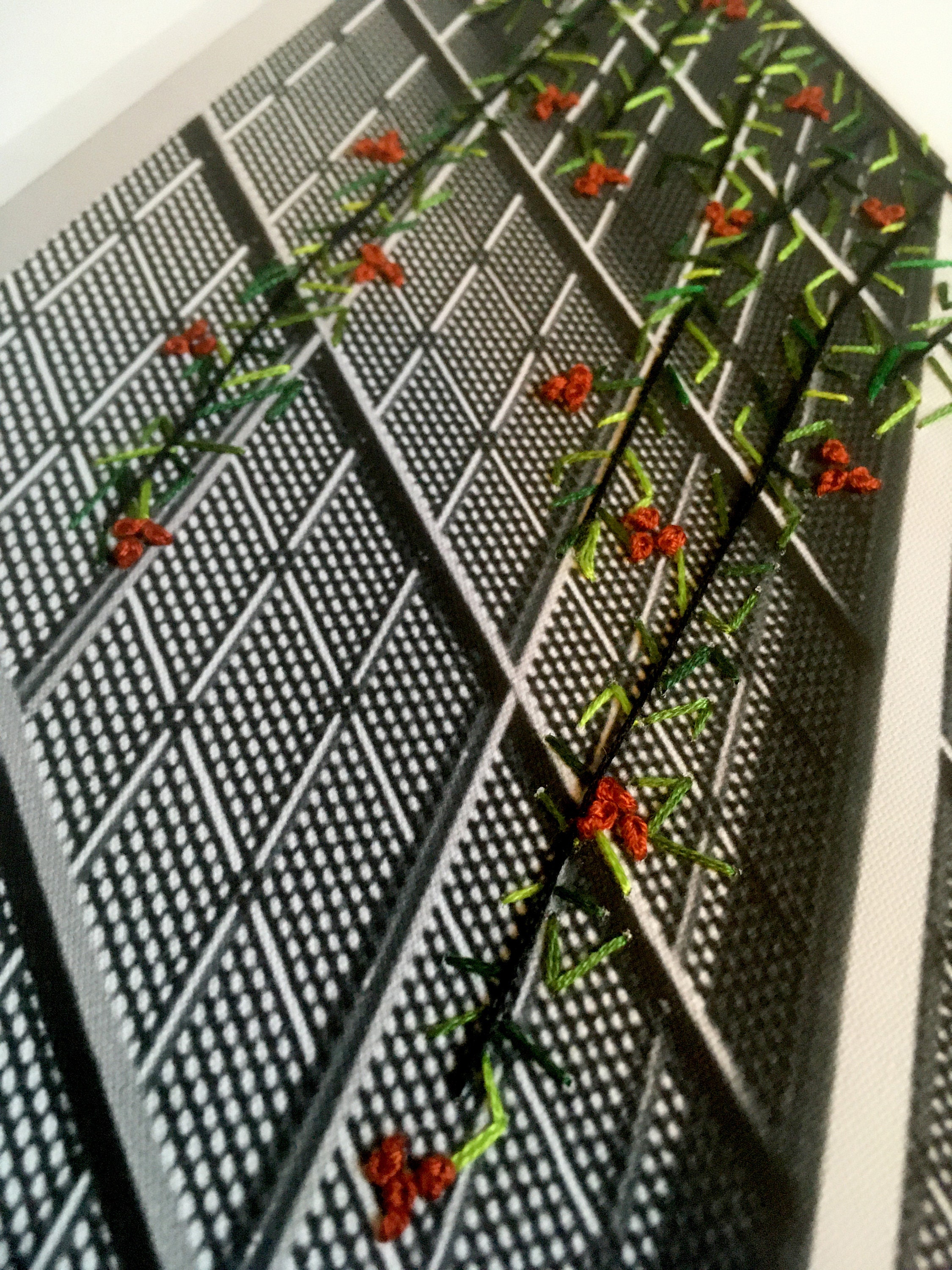 Photo Brodée 'point de Vue