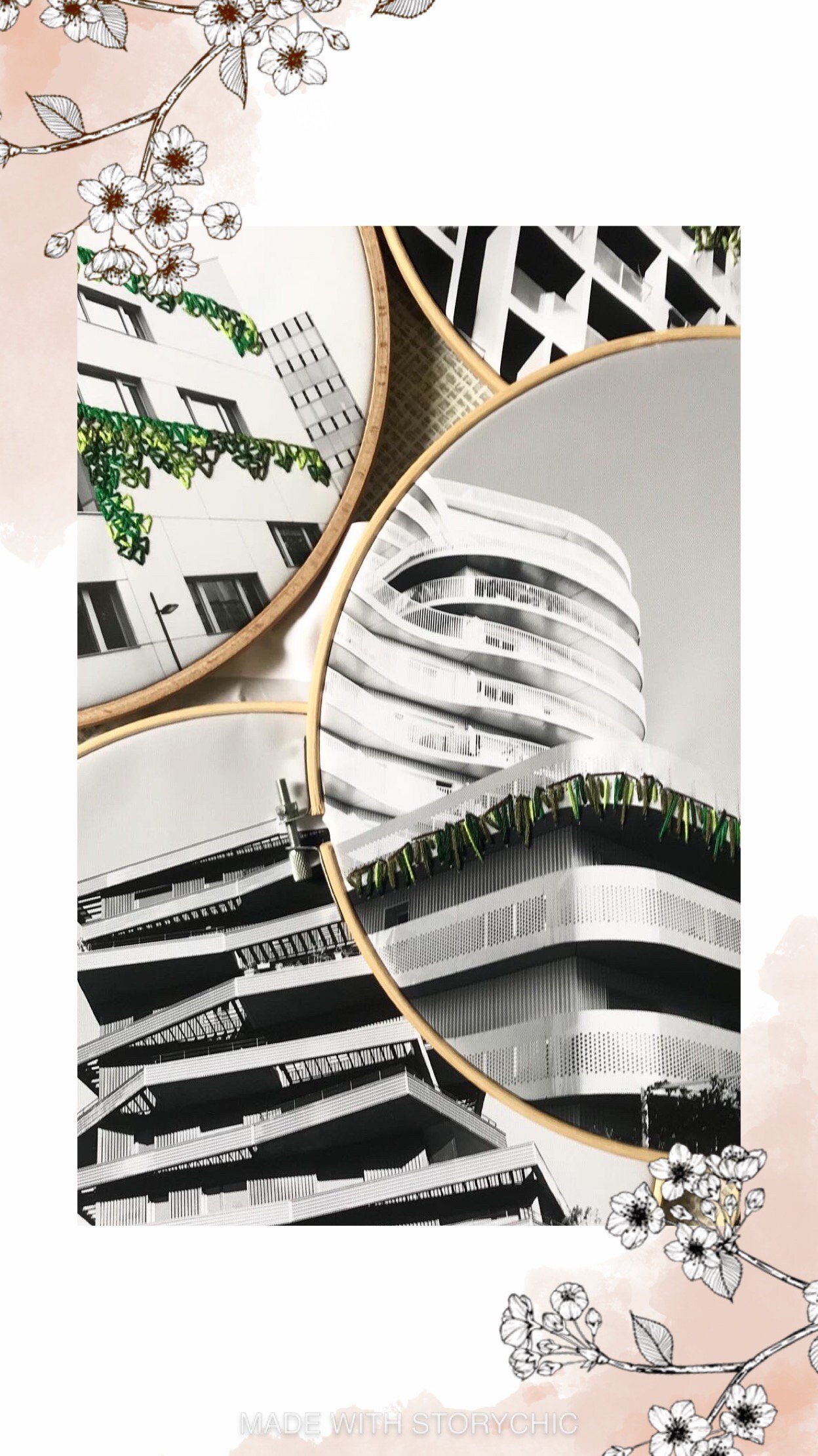 Photo Brodée 'point de Vue