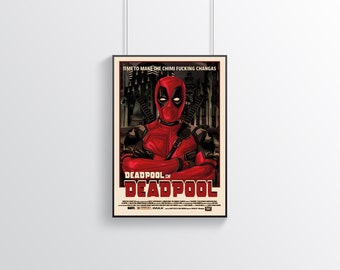 Deadpool Room Decor - Etsy