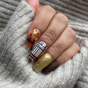 Fall Press On Nails