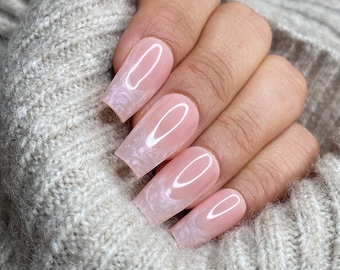 Opal French  Press On Nails