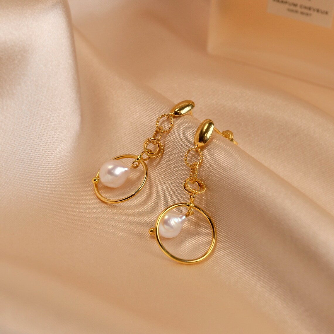 Aesthetic earrings Cool earrings Pearl dangle earrings Etsy