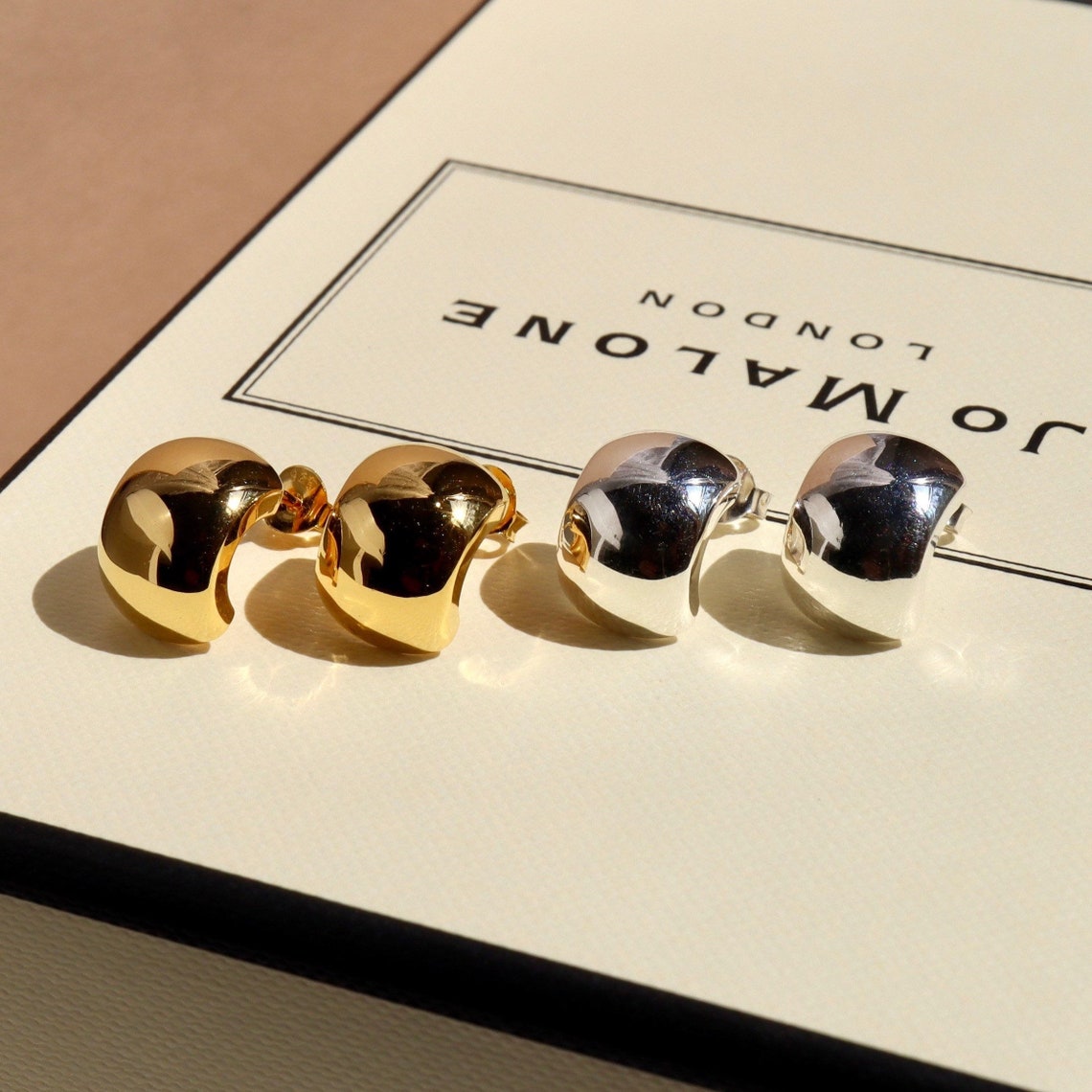 Chunky stud earrings Sophisticated earrings sweet 16 gift Etsy