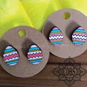 Easter Egg Earring Studs