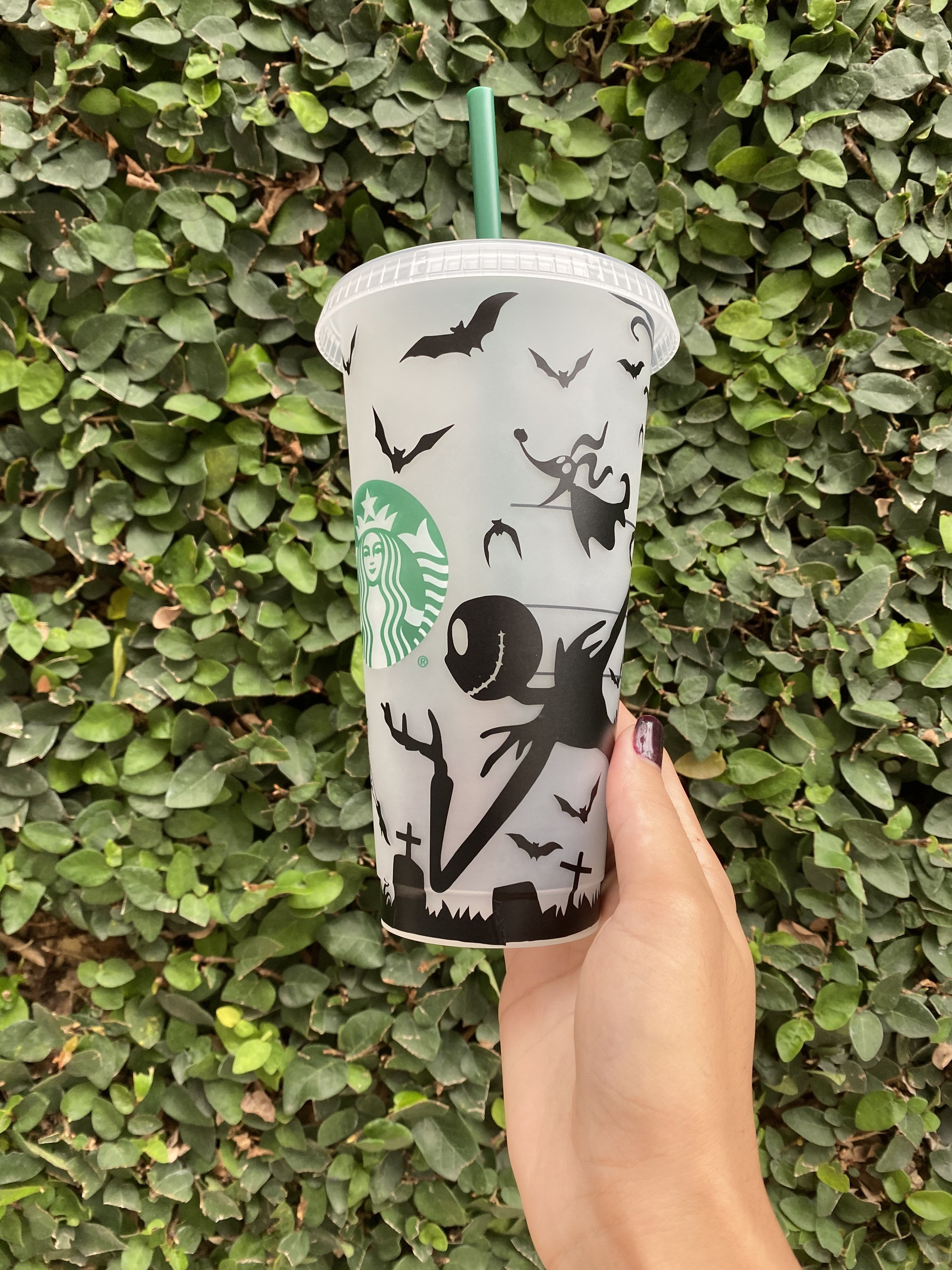 Nightmare Before Of Christmas Starbucks cup Etsy